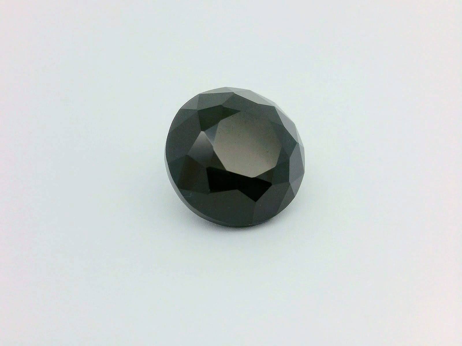 Black Spinel 6mm or 8mm Round Brilliant Cut