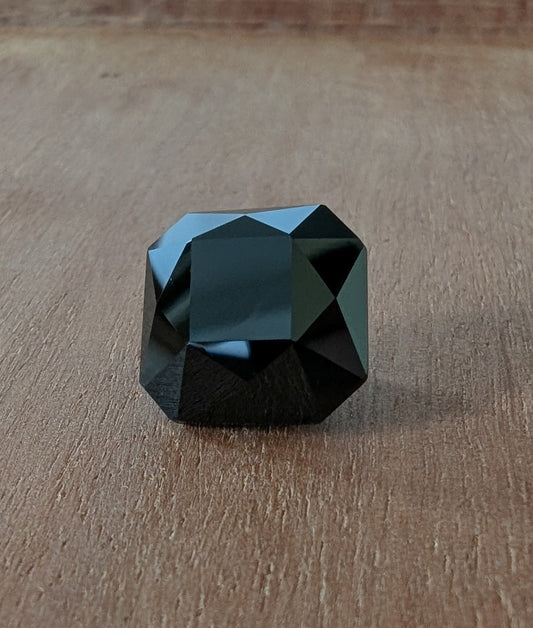 Black Spinel Bespoke Scissor Octagon Cut 9.77ct BSP 14