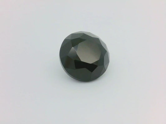 Black Spinel 6mm or 8mm Round Brilliant Cut